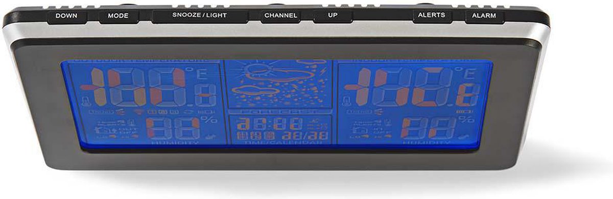 Nedis Weerstation - West400bk - Zilver