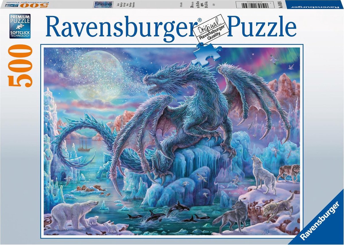 Ravensburger Puzzel De Ijsdraak 500pcs