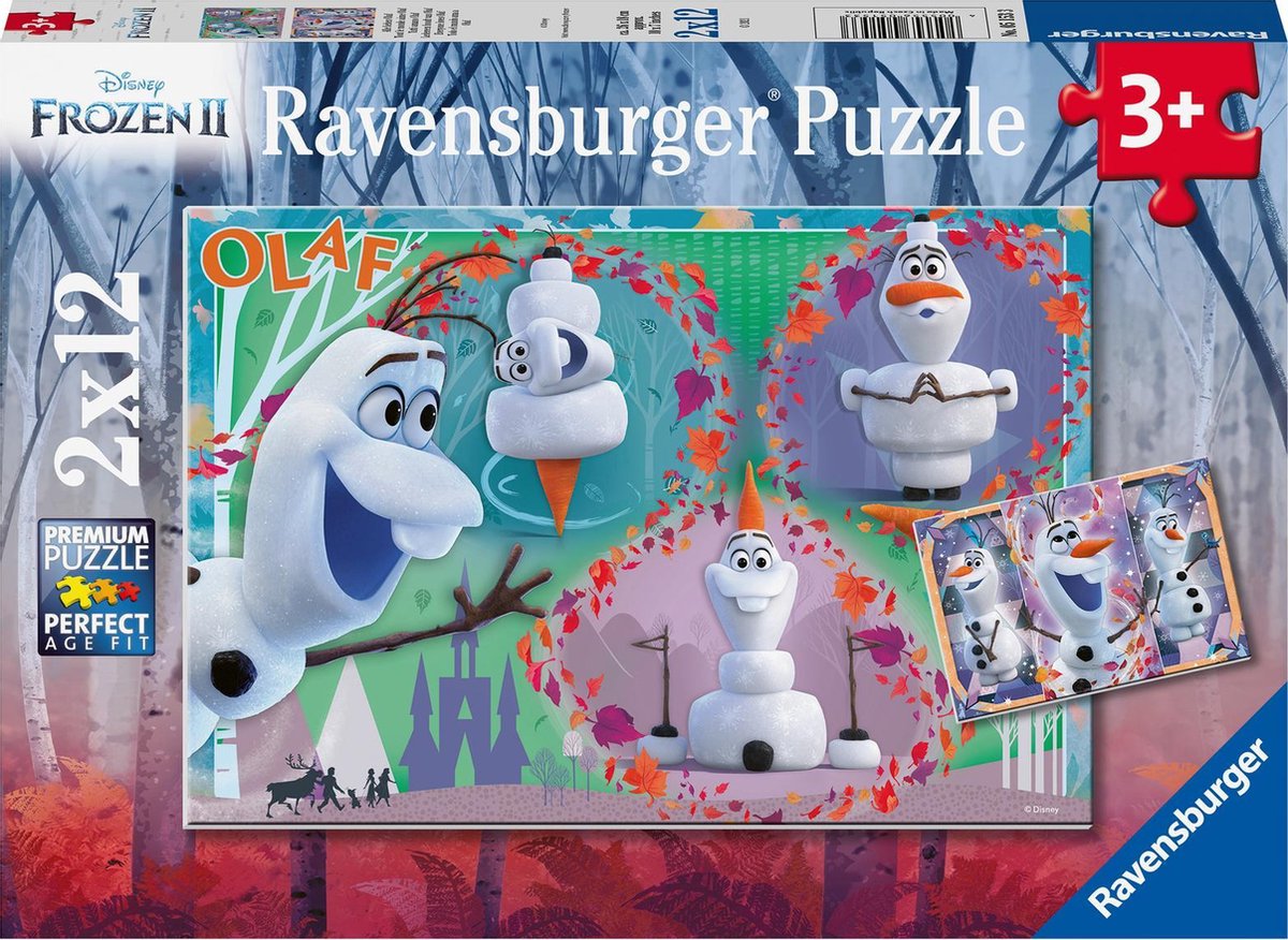 Ravensburger Puzzel Frozen Ll Olaf 2x12