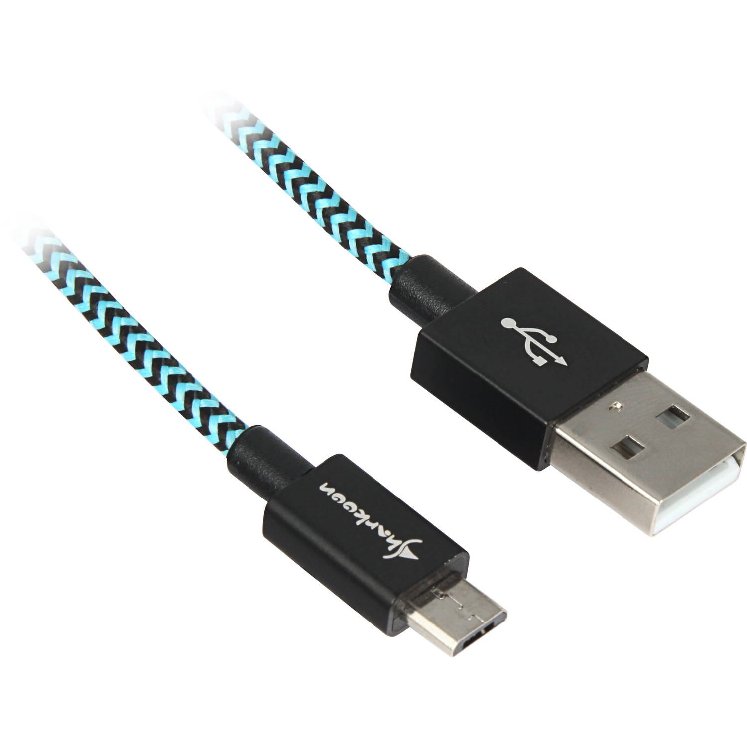 Sharkoon Usb 2.0 Kabel, Usb-a > Micro-usb B - Zwart