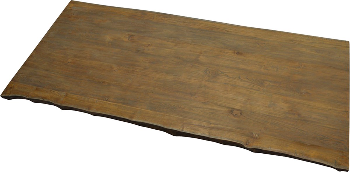 Livingfurn - Eetkamertafel Dk Blad - L100cm X B220cm - Teakhout - Blad - Bruin