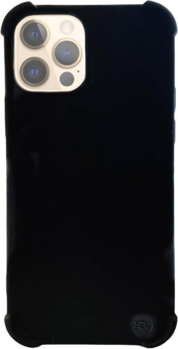 Hem Apple Iphone 12 Pro Hoesje Shockproof - Mat Hoesje Iphone 12 Pro - Zwart