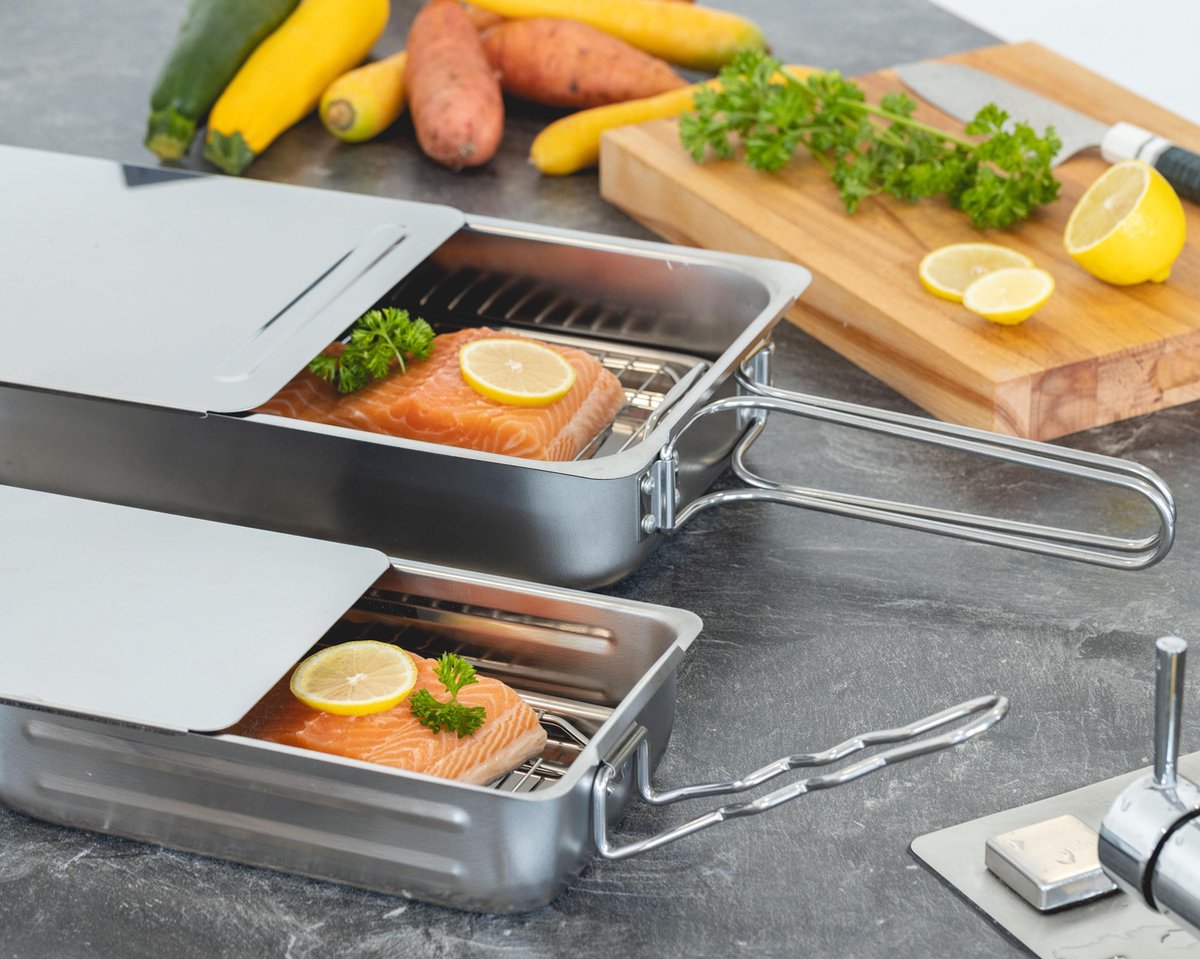 Jay Hill Rookoven - 38 X 27.5 X 8.5 Cm - Silver