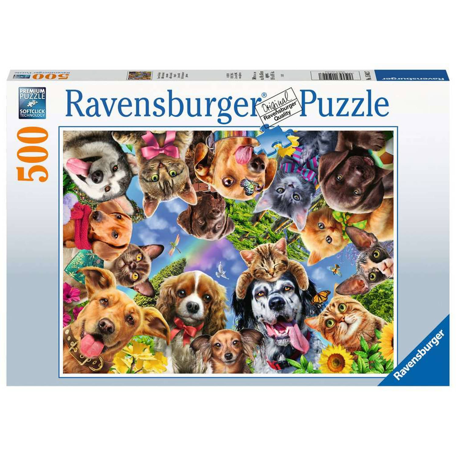 Ravensburger Puzzel Dieren Selfie 500pcs