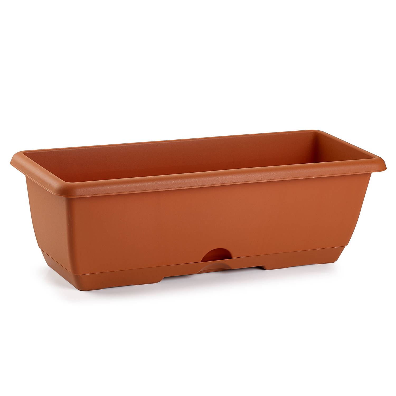 Forte Plastics Plantenbak Terra Cotta Rechthoekig 50 X 20 X 17 Cm - Plantenbakken - Rood