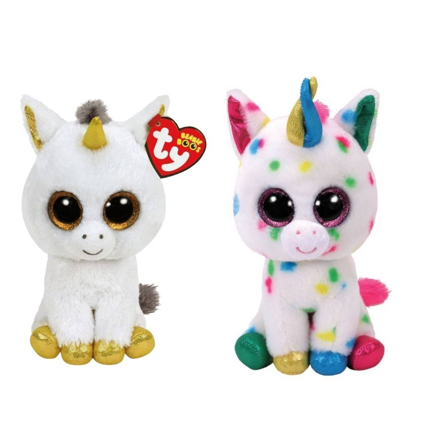 ty - Knuffel - Beanie Boo&apos;s - Pegasus Unicorn & Harmonie Unicorn