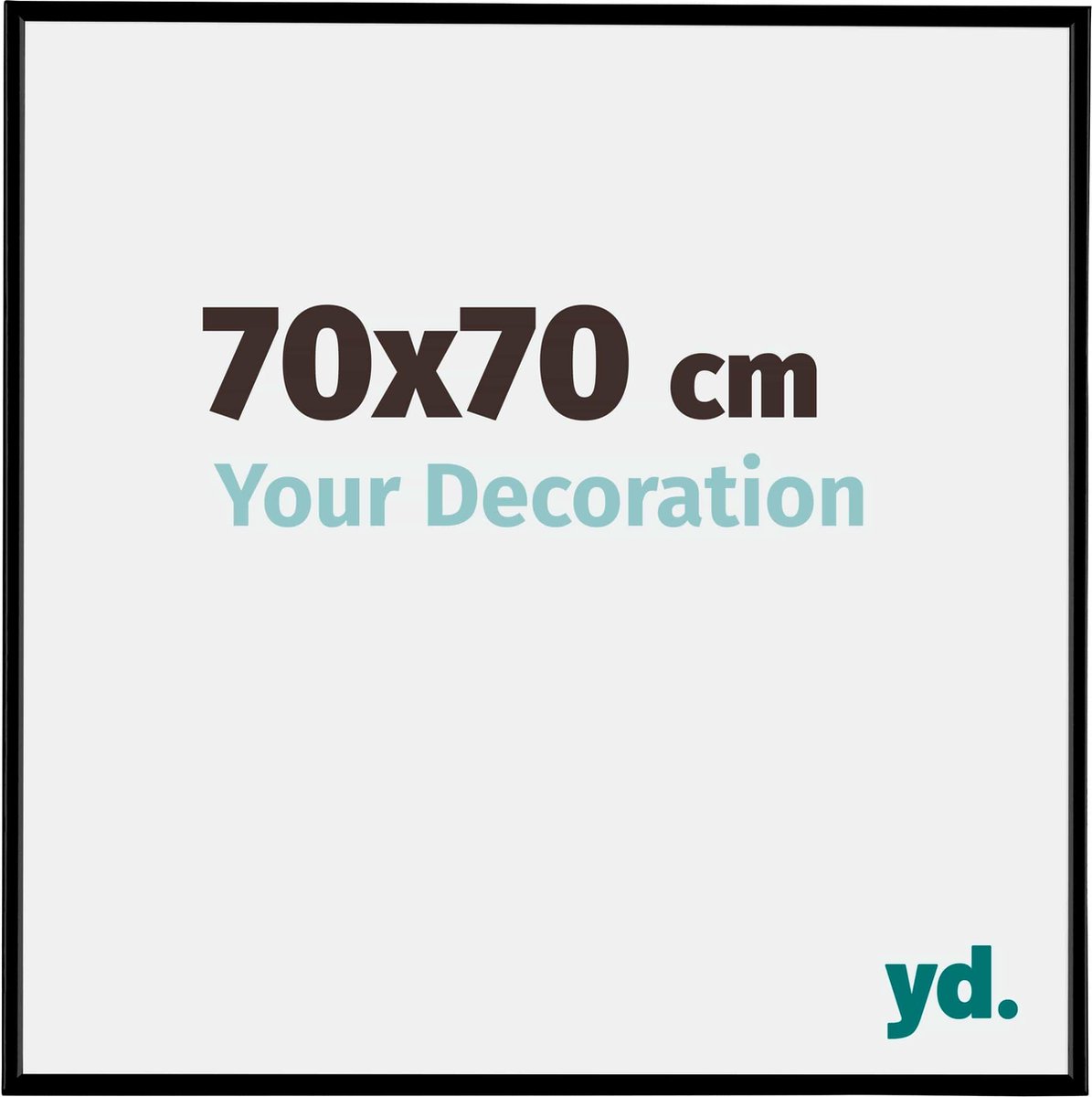 Your Decoration Evry Kunststof Fotolijst 70x70cm Mat - Zwart