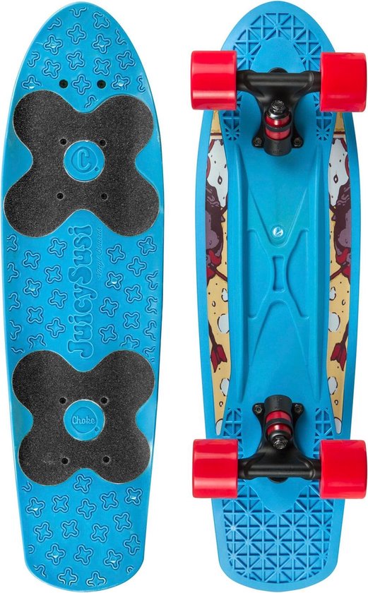 Choke Skateboard Spicy Sabrina Blue Red 58,5 Cm/rood - Blauw