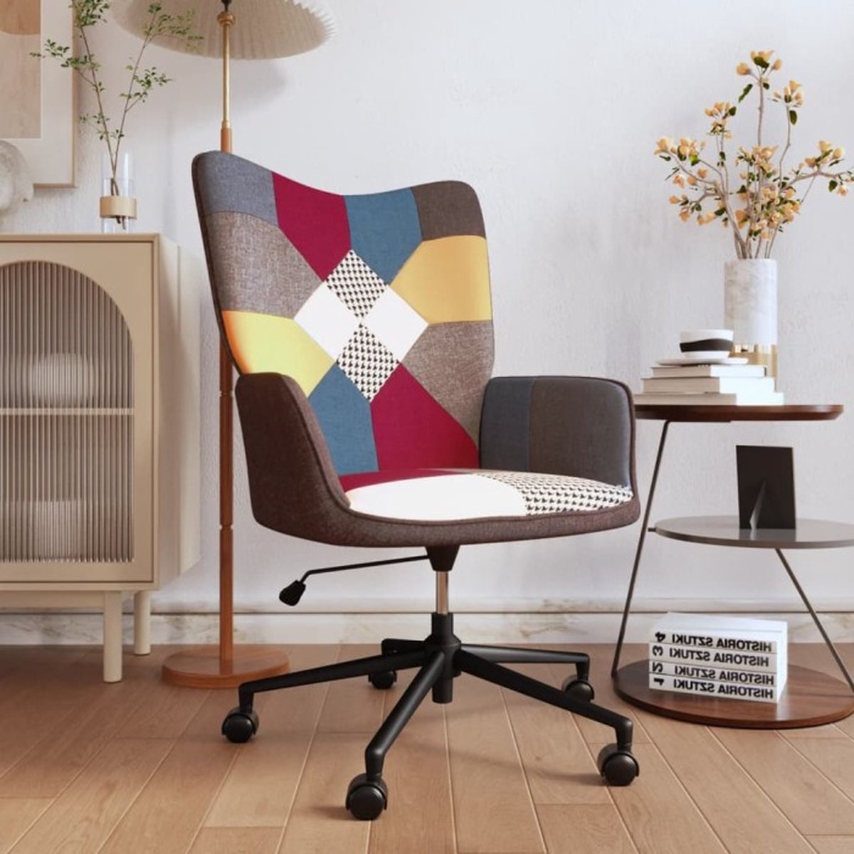 Vidaxl Relaxstoel Patchwork Stof