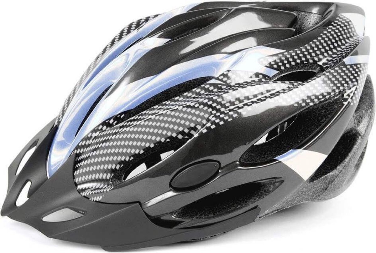 Mirage Fietshelm 54-58 Carbon/wit - Zwart