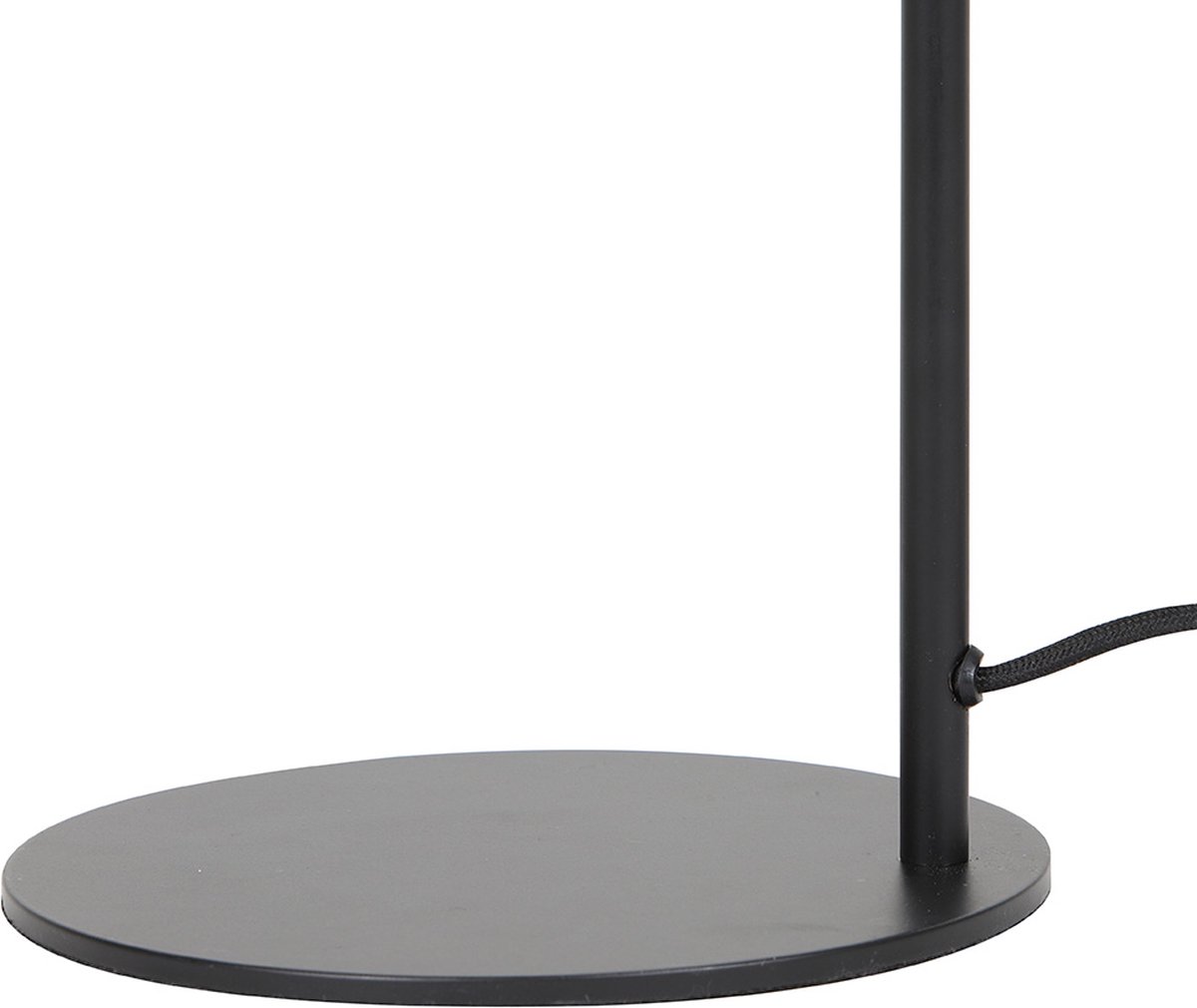 Light & Living Lekar Staande Lamp Transparant - Zwart
