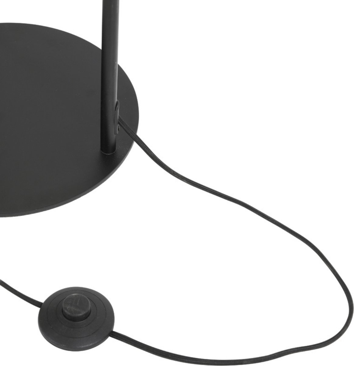 Light & Living Lekar Staande Lamp Transparant - Zwart