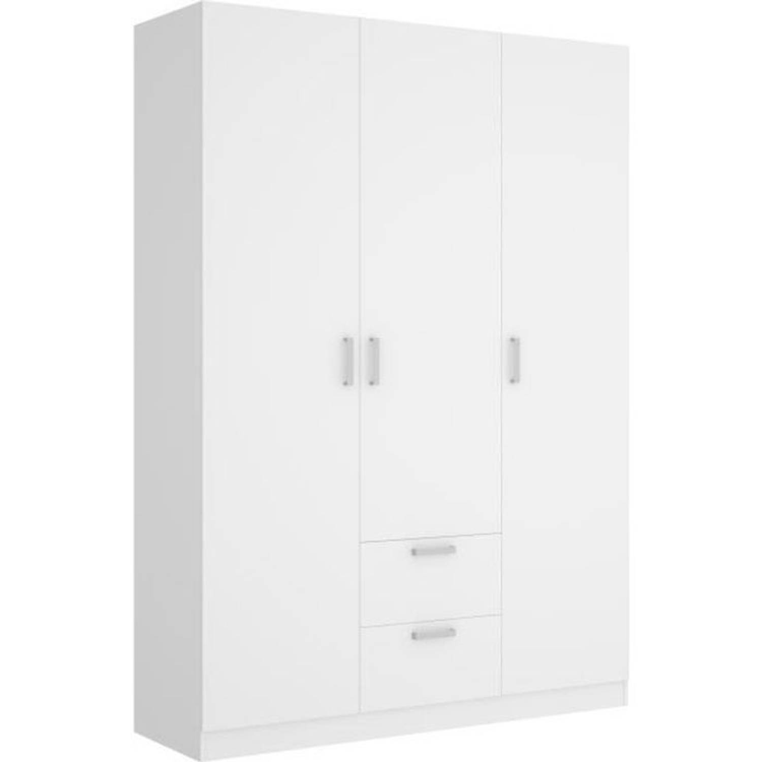 Cstore Kleerkast 3 Deuren + 2 Lades - Wit - L 150 X D 52 X H 215cm - Maxi