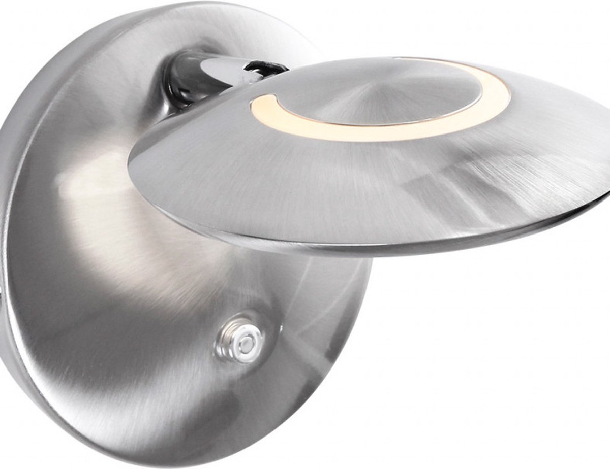 Steinhauer Wandlamp Zenith Led 1442st Staal - Silver