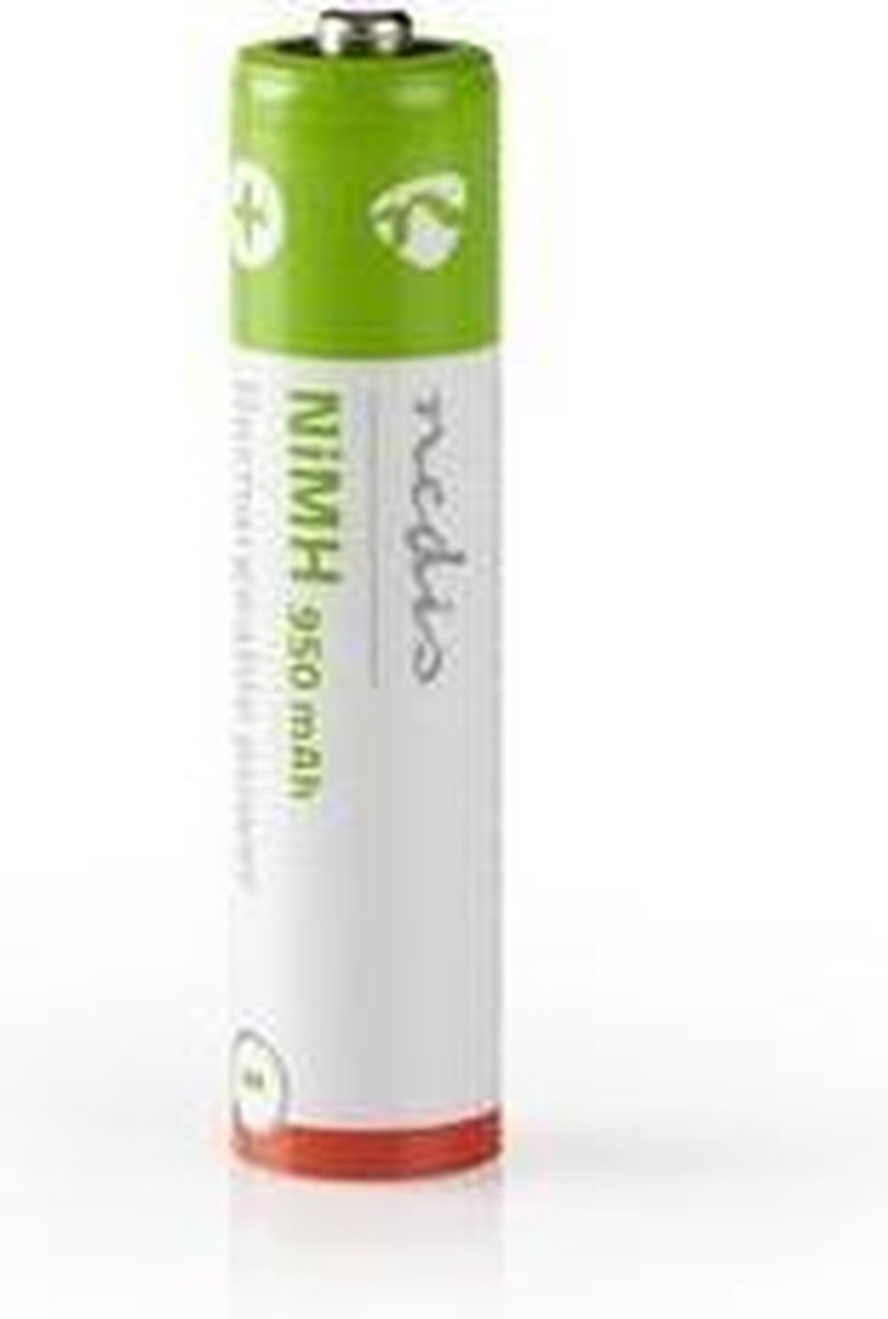 Nedis Oplaadbare Nimh-batterij Aaa - Banm9hr034b - Rood