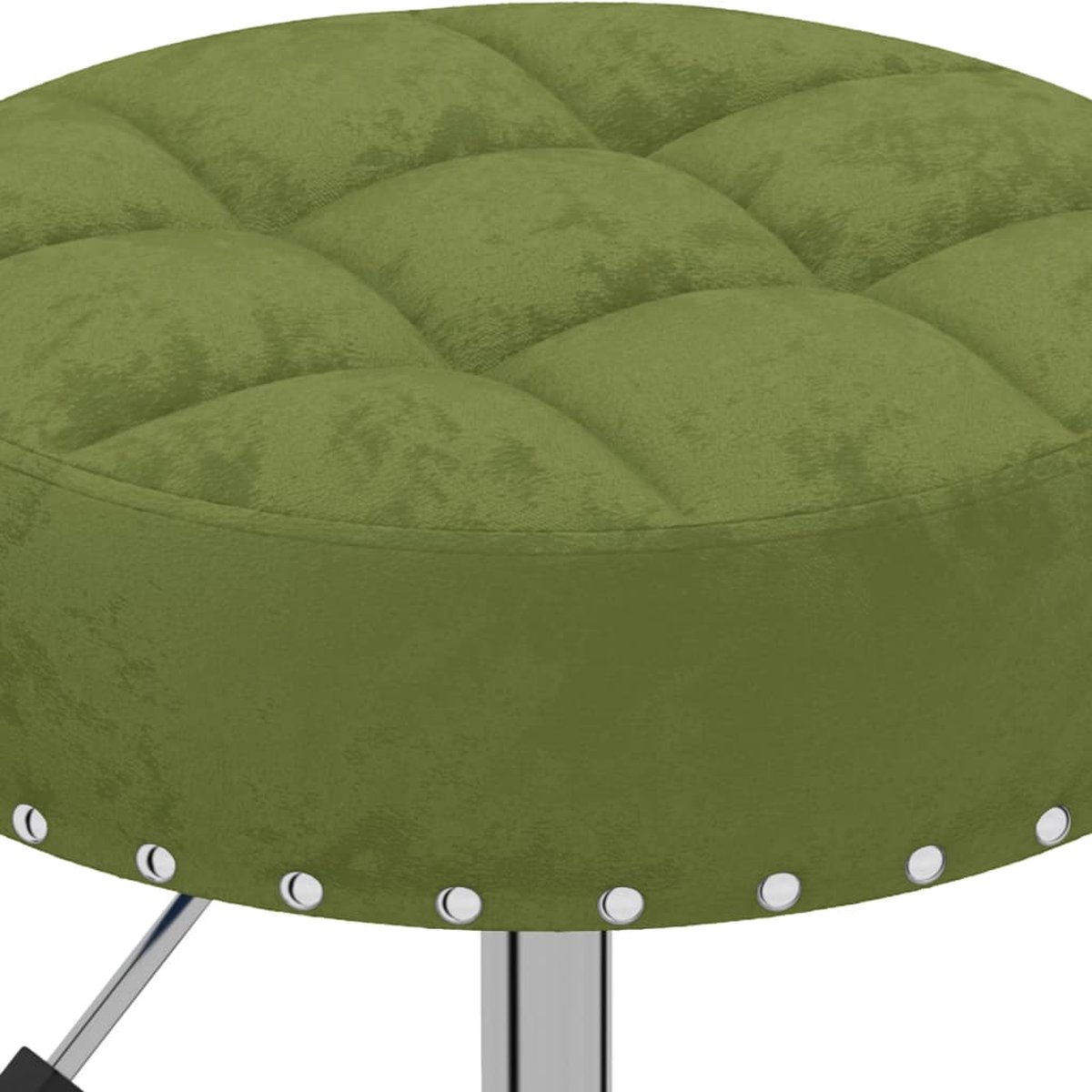Vidaxl Eetkamerstoelen Draaibaar 2 St Fluweel Licht - Groen