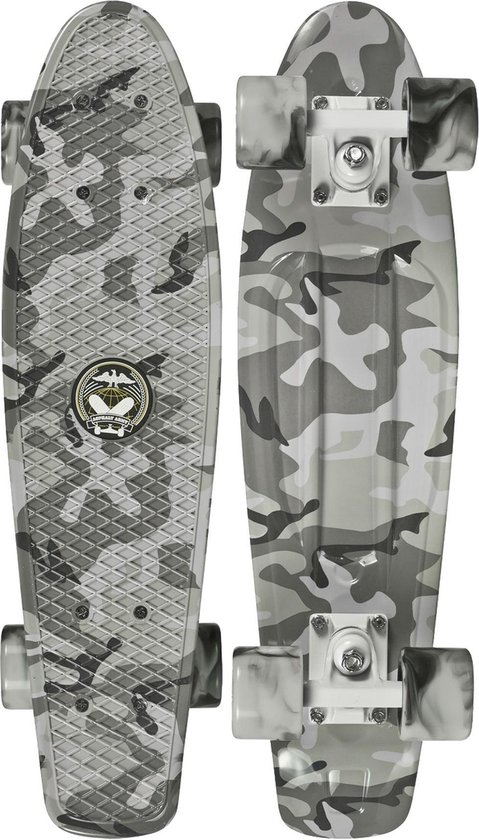 Choke Skateboard Juicy Susi Camowinter 57 Cm Polypropeen - Grijs