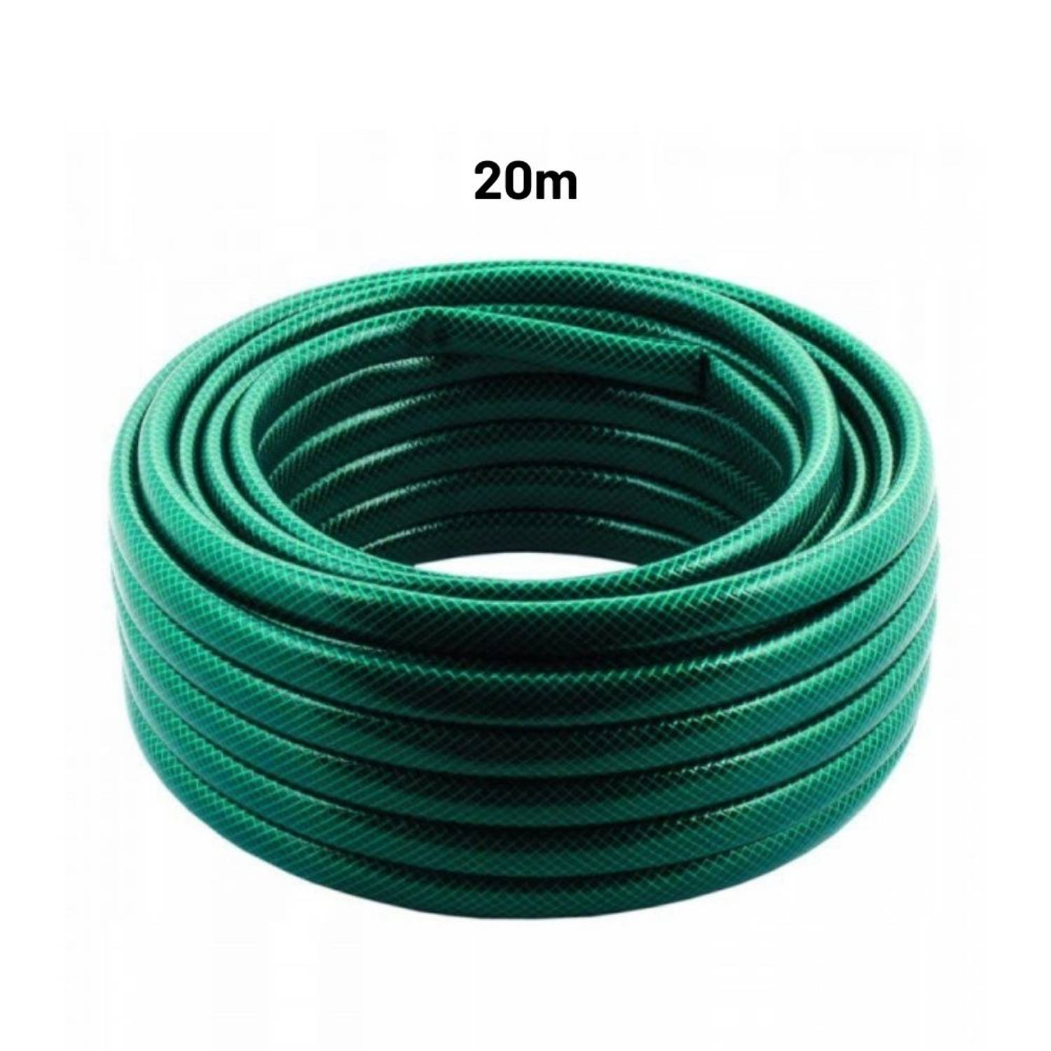 Orange85 Tuinslang - Flexibel - 3-laags 20m - Pvc - Groen