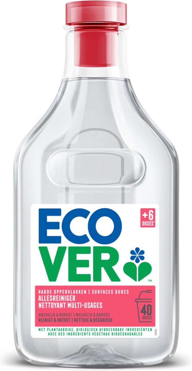 Ecover - Allesreiniger - Magnolia & Bamboe - Voordeelverpakking 6 X 1 L
