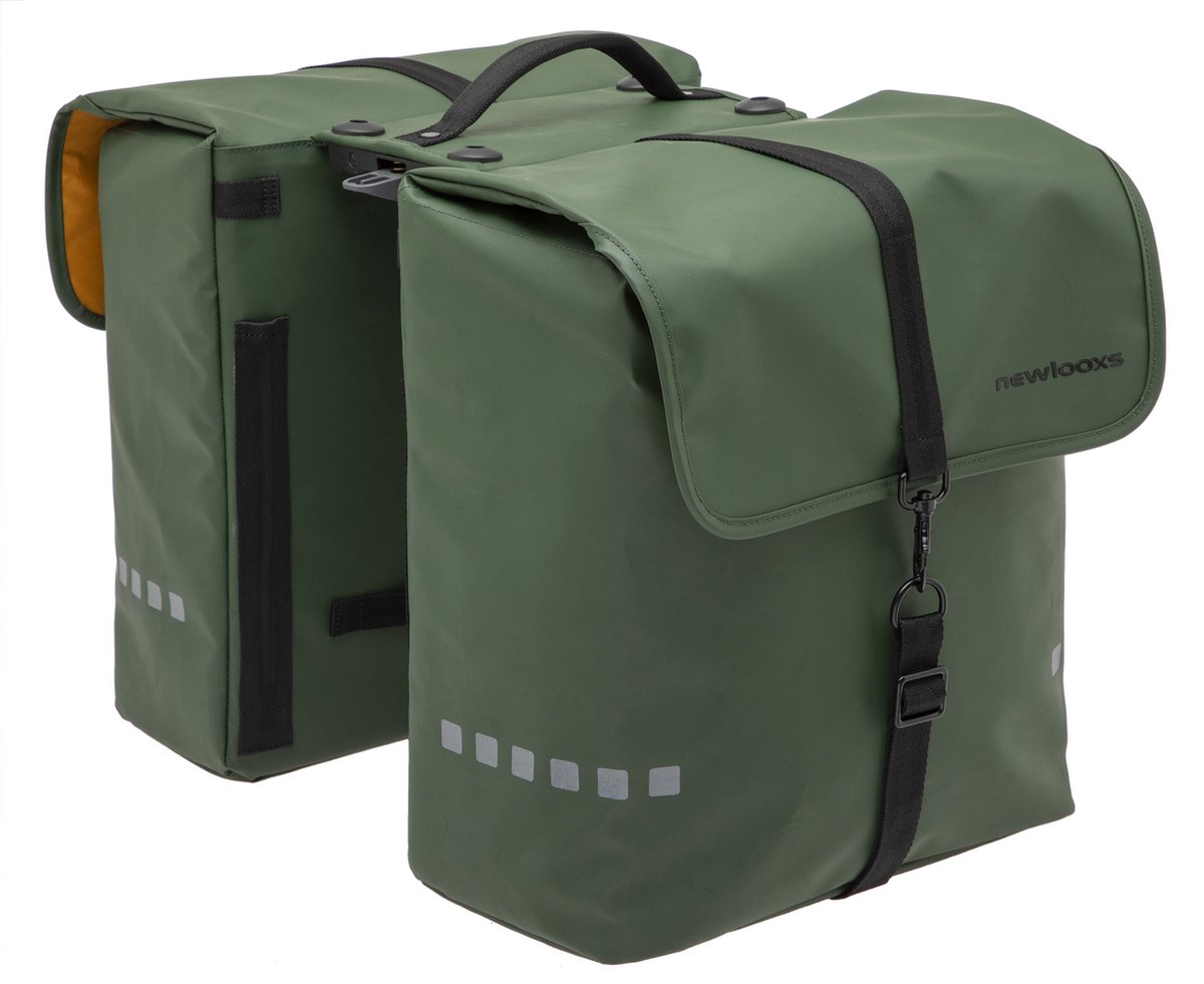New Looxs Tas Newlooxs Odense Double Rt Green - Groen