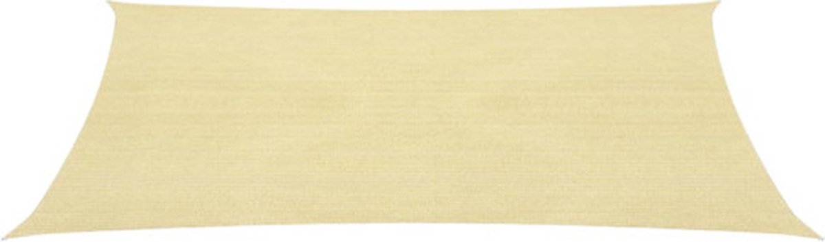 Vidaxl Zonnescherm Hdpe Rechthoekig 2x4 M - Beige