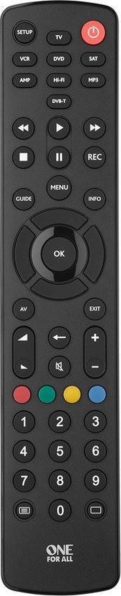 OneForAll Een Voor Alle Urc1280 Universele Afstandsbediening 8 Apparaten - - Zwart