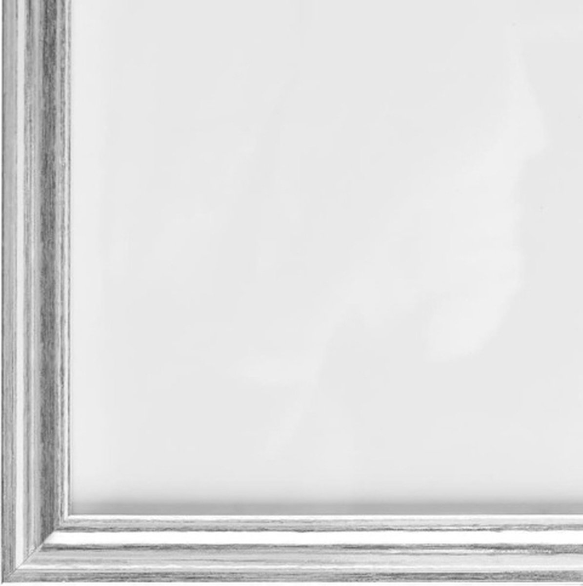 Vidaxl Fotolijsten 3 St Voor Wand Of Tafel 7x90 Cm Mdf Zilverkleurig - Silver