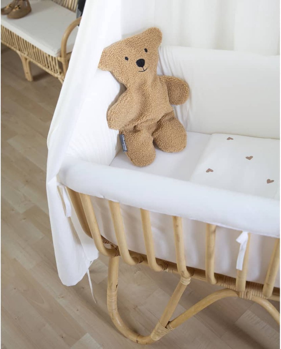 Childhome Wieg Met Matras Rechthoekig 90x50 Cm Rattan - Bruin