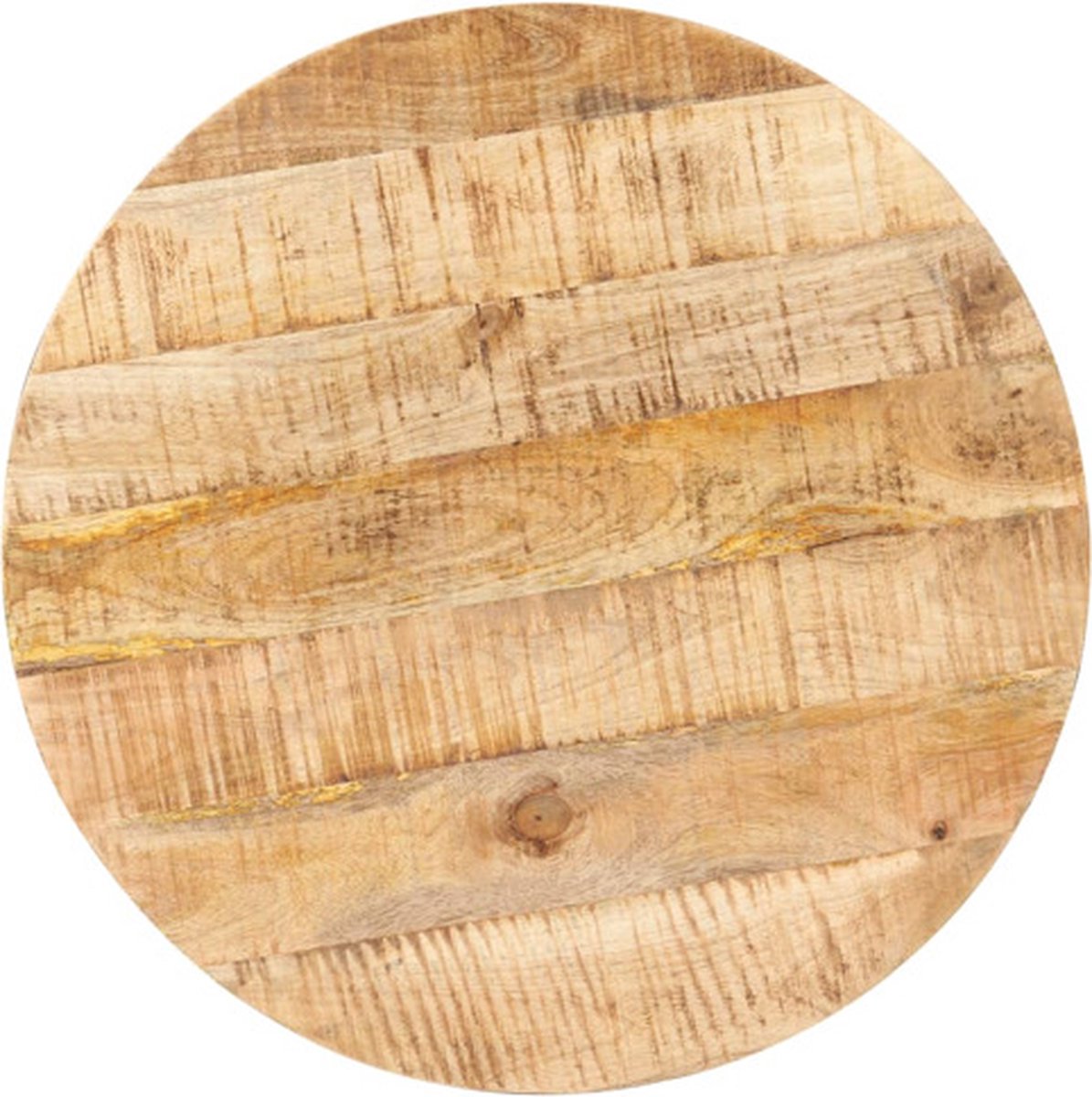 Vidaxl Bartafel Rond Ø60x110 Cm Ruw Mangohout - Bruin