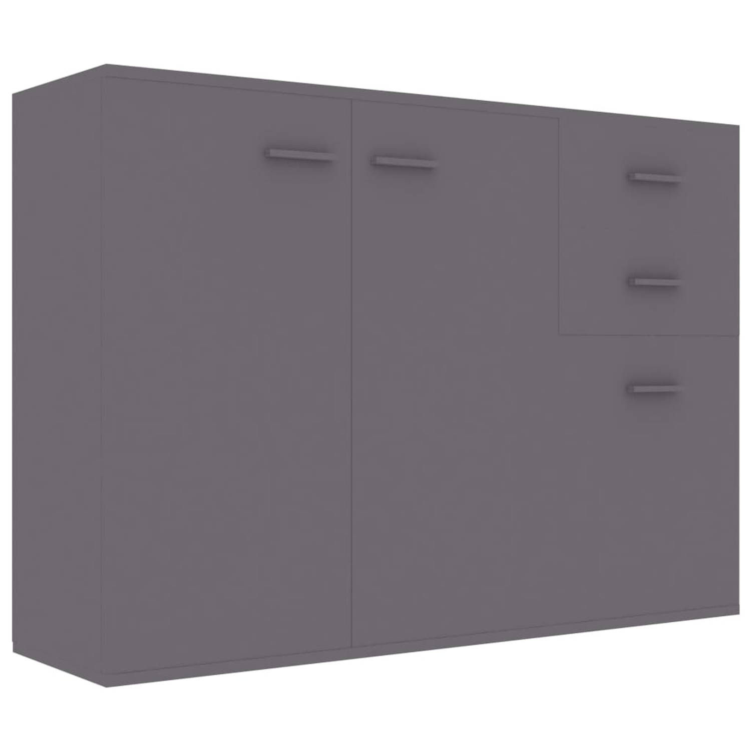 Vidaxl Dressoir 105x30x75 Cm Spaanplaat - Gris