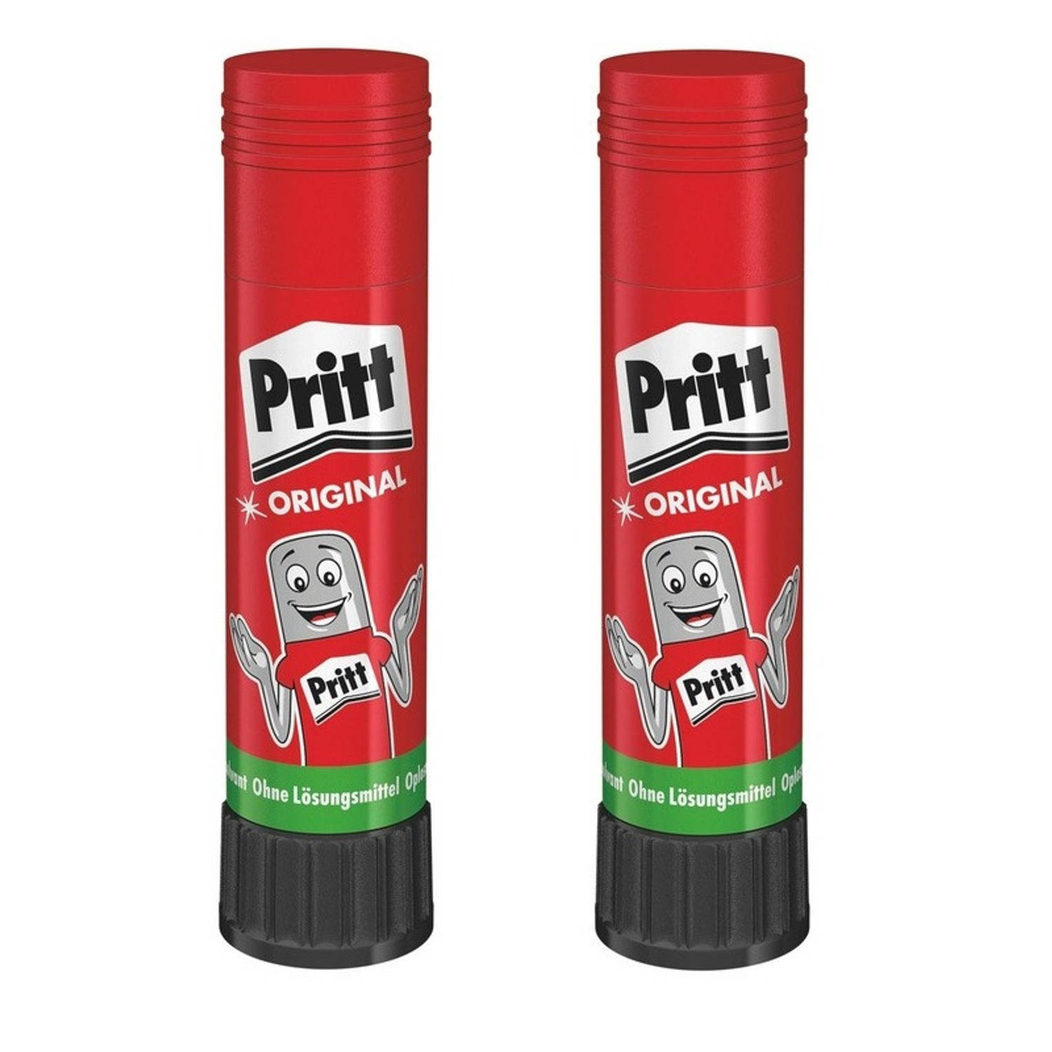 Pritt 2x Stuks Medium Size Lijmsticks 22 Gram - Lijmstift