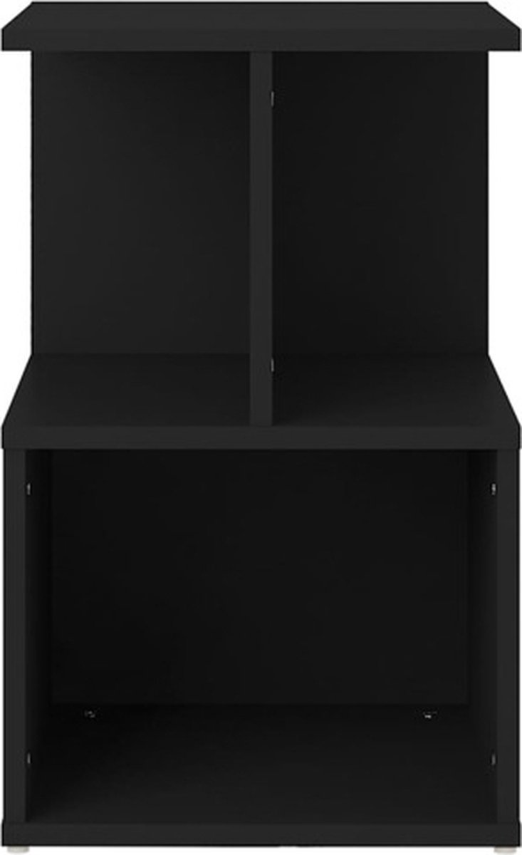 Vidaxl Nachtkastjes 2 St 35x35x55 Cm Spaanplaat - Zwart