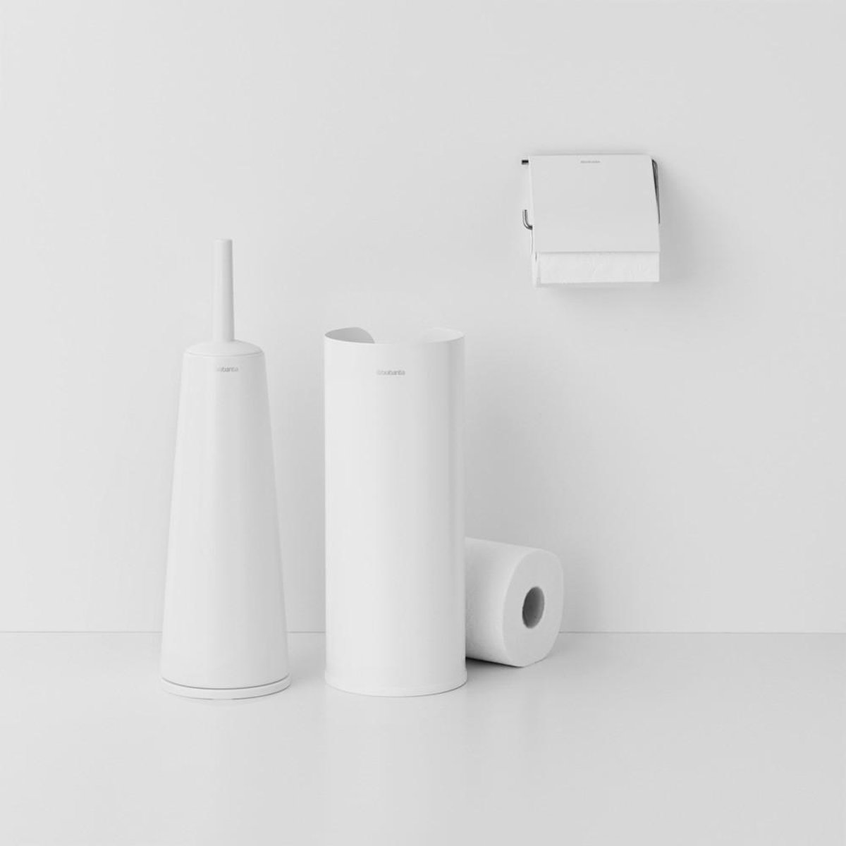 Brabantia Renew Toiletaccessoires, Set Van 3 - White