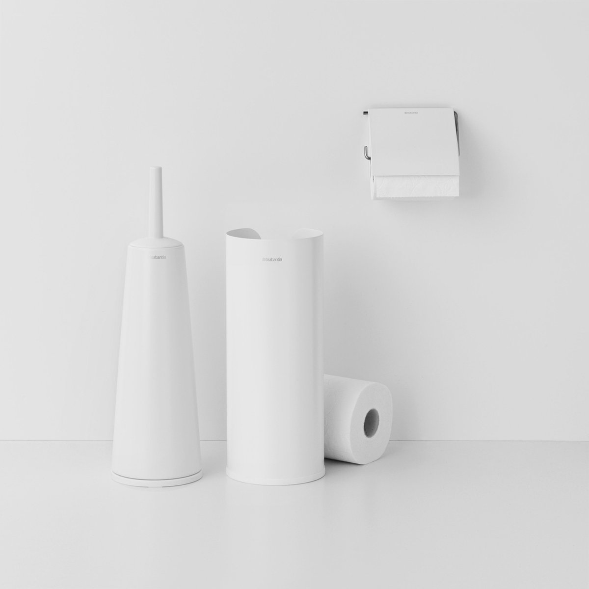 Brabantia Renew Toiletaccessoires, Set Van 3 - White