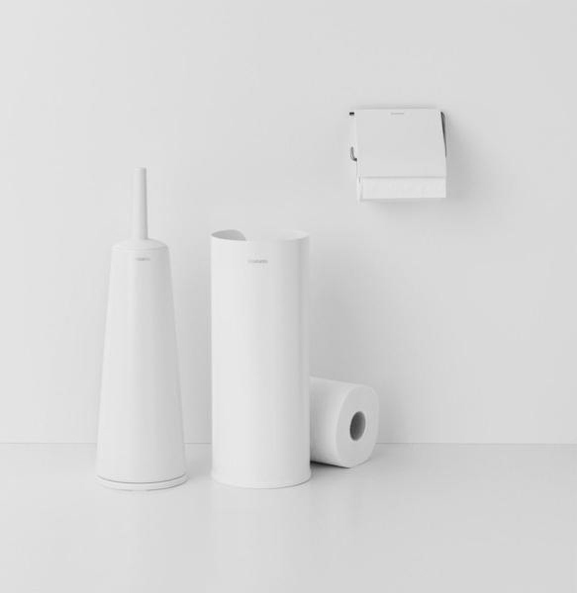 Brabantia Renew Toiletaccessoires, Set Van 3 - White