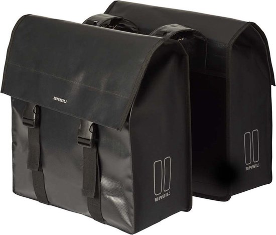 Basil Dubbele Fietstas Urban Load 48-53 Liter - 17738 - Zwart