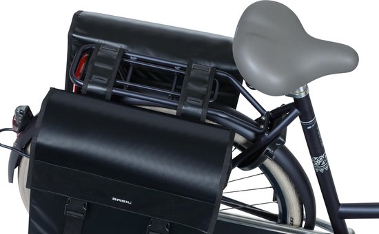 Basil Dubbele Fietstas Urban Load 48-53 Liter - 17738 - Zwart