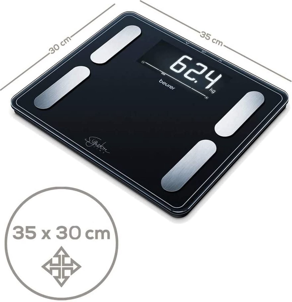 Beurer Signature Line Impedantiemeter Bf 410 - Negro