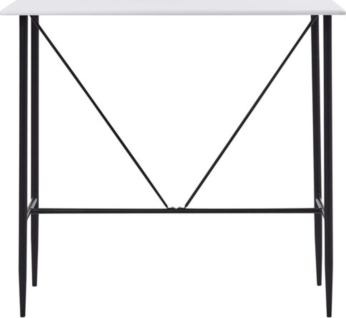 Vidaxl Bartafel 120x60x110 Cm Mdf Wit