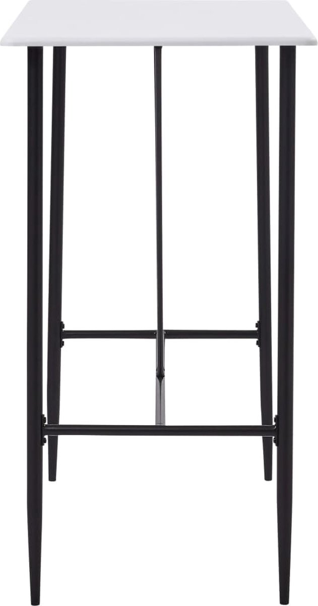 Vidaxl Bartafel 120x60x110 Cm Mdf Wit