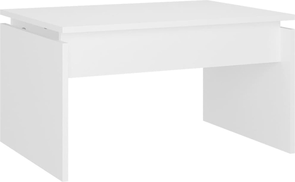 Vidaxl Salontafel 68x50x38 Cm Spaanplaat Wit