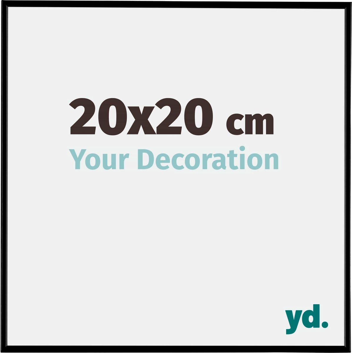 Your Decoration Evry Kunststof Fotolijst 20x20cm Mat - Zwart