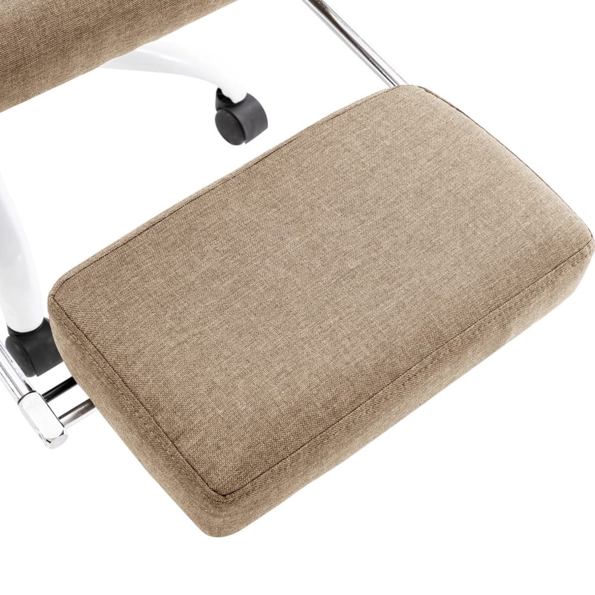 Vidaxl Kantoormassagestoel Stof Taupe