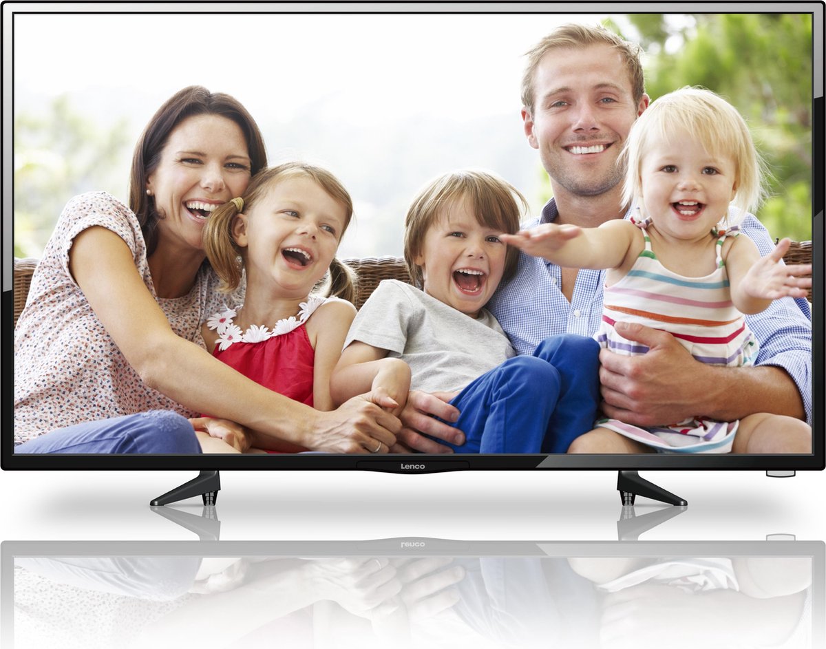 Lenco Full Hd Led Tv - 40"" - Dvb T2 - Usb - Hdmi Led-4022bk - Zwart