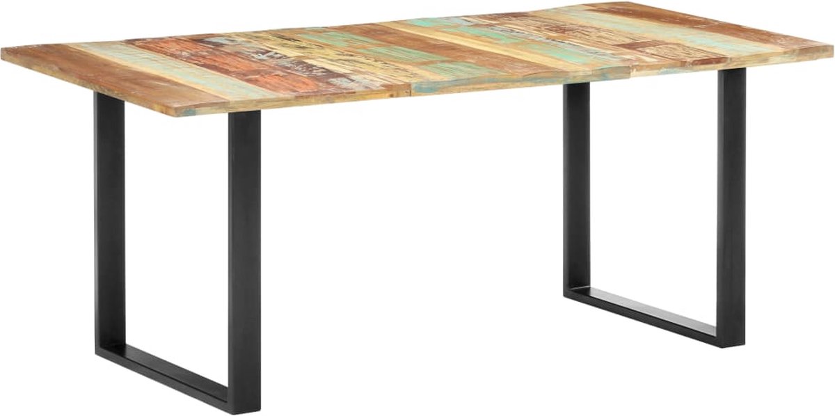 Vidaxl Eettafel 180x90x76 Cm Massief Gerecycled Hout