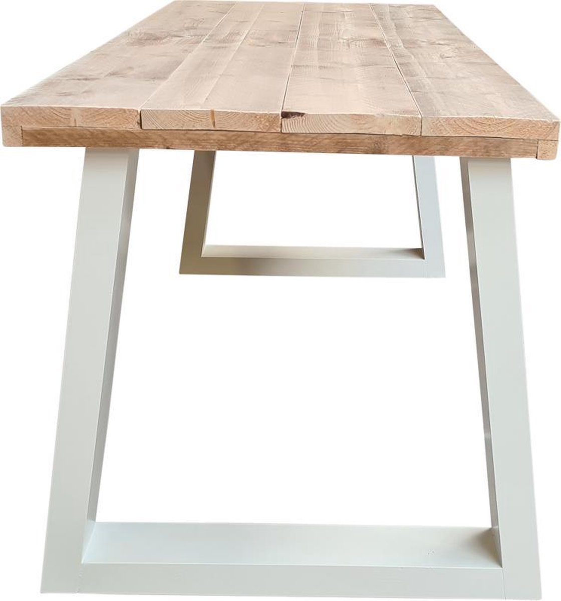 Wood4you Bureau Vancouver Steigerhout 140lx55dx75h Wit