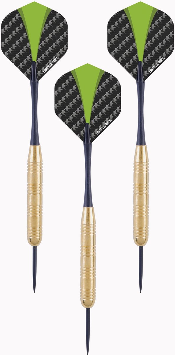 Longfield Games 1x Set Van 3 Dartpijlen Longfield Darts Brass 23 Grams - Dartpijlen