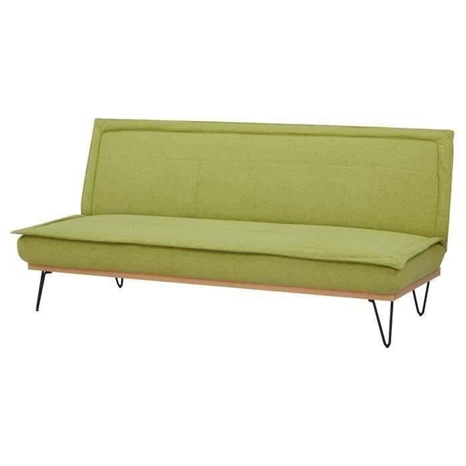 Cstore Clic-clac - Groene Stof Met Metalen Voet - L 185 X D 85 X 84 Cm - Rico