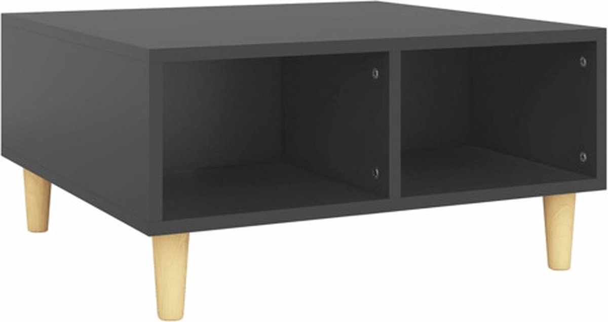 Vidaxl Salontafel 60x60x30 Cm Spaanplaat - Grijs