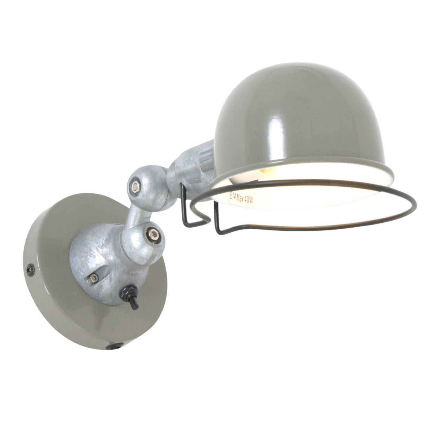 Steinhauer Wandlamp Davin 7657g - Silver